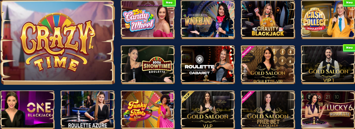 Blackjack Live Dealer Tisch mit Kartenausteilung